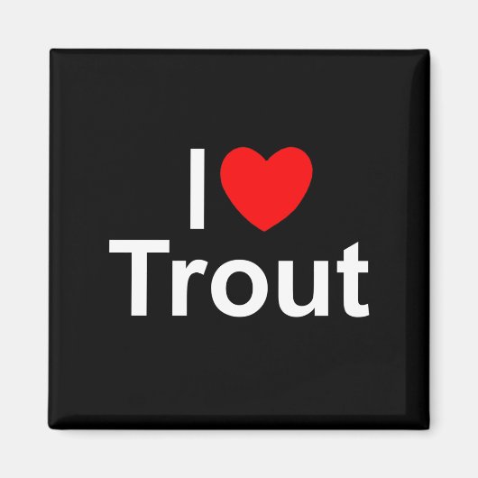 I Liebe (Herz) Magnet (Vorne)