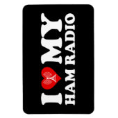 I Liebe (Herz) Magnet (Vertikal)