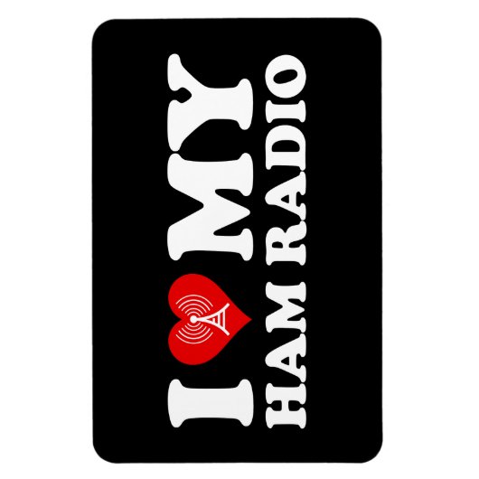 I Liebe (Herz) Magnet (Vertikal)