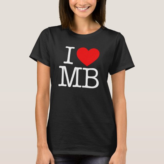 I Liebe (Herz) MB T-Shirt (Vorderseite)
