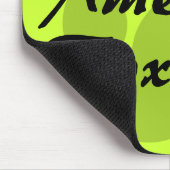 I Liebe (Herz) mein amerikanischer Foxhound Mousepad (Ecke)