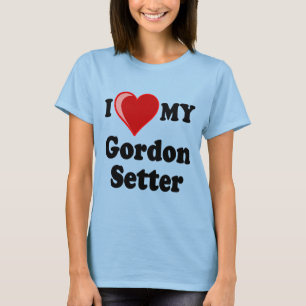 I Liebe (Herz) mein Gordon-Setzer-Hund T-Shirt