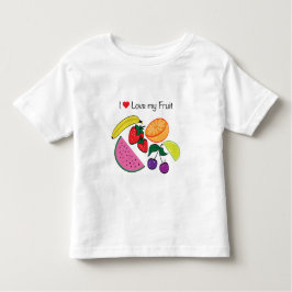 I Liebe (Herz) Mein Obst... Niedlich Kleinkind T-shirt