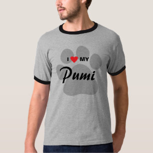 I Liebe (Herz) mein Pumi T-Shirt