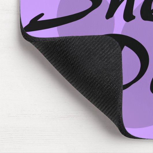 I Liebe (Herz) mein Schutz-Hund Mousepad (Ecke)