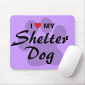 I Liebe (Herz) mein Schutz-Hund Mousepad (Mit Mouse)