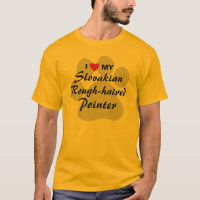 I Liebe (Herz) mein slowakischer Rau-haariger