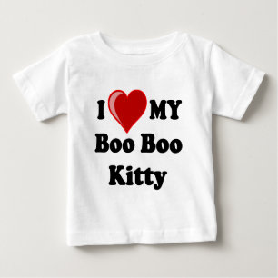 I Liebe (Herz) meine BooBookitty-Katze Baby T-shirt
