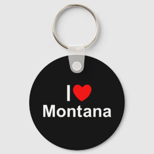 I Liebe (Herz) Montana Schlüsselanhänger