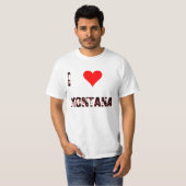 I Liebe (Herz) MONTANA T-Shirt (Vorne ganz)