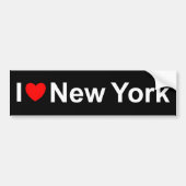 I Liebe-Herz) New York Autoaufkleber (Vorne)