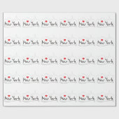 I Liebe (Herz) New York, New York Geschenkpapier (Flach)
