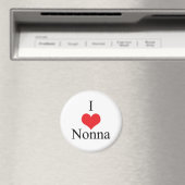 I Liebe (Herz) Nonna Magnet (In Situ (Geschirrspüler))