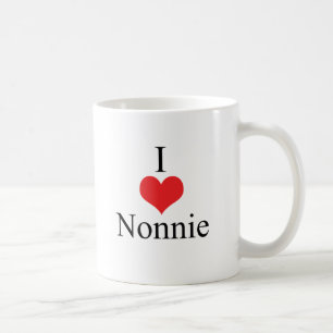 I Liebe (Herz) Nonnie Kaffeetasse
