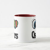 I Liebe (Herz) Oskar Tasse (Zentrum)