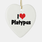 I Liebe Herz Platypus Keramikornament (Rechts)
