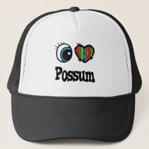 I Liebe (Herz) Possum Truckerkappe