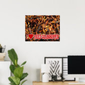 I Liebe (Herz) Poster (Heimbüro)