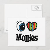 I Liebe (Herz) Postkarte (Vorne/Hinten)
