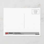 I Liebe (Herz) Postkarte (Rückseite)