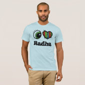 I Liebe (Herz) Radha T-Shirt (Vorne ganz)