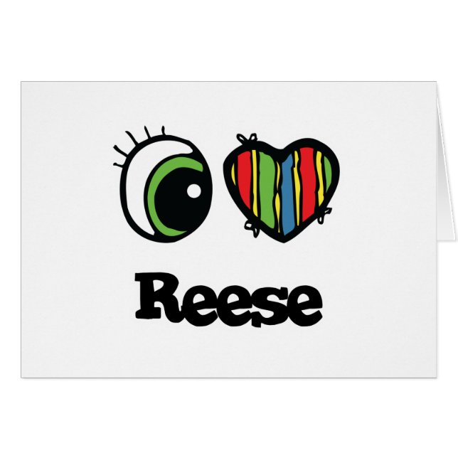 I Liebe (Herz) Reese (Vorderseite (Horizontal))