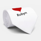 I Liebe (Herz) Robyn Krawatte (Gerollt)
