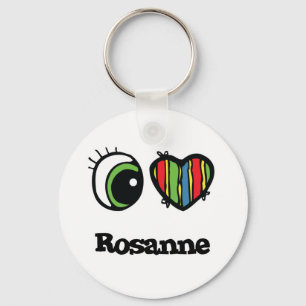 I Liebe (Herz) Rosanne Schlüsselanhänger