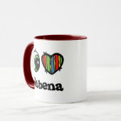 I Liebe (Herz) Sabena Tasse (Vorderseite Links)