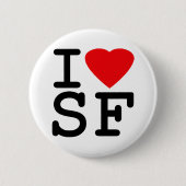 I Liebe-Herz San Francisco Button (Vorderseite)