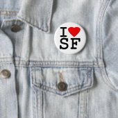 I Liebe-Herz San Francisco Button (Beispiel)