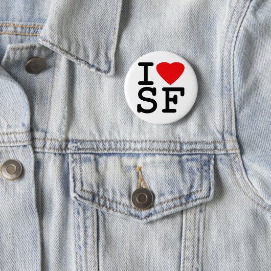 I Liebe-Herz San Francisco Button (Beispiel)