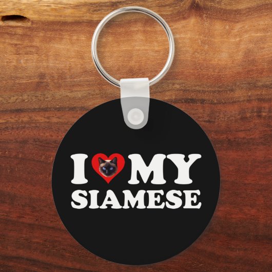 I Liebe (Herz) Schlüsselanhänger (Vorderseite)