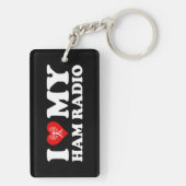 I Liebe (Herz) Schlüsselanhänger (Rückseite)