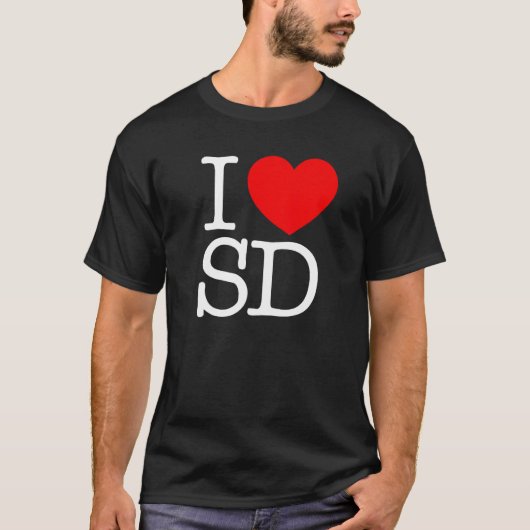 I Liebe (Herz) SD T-Shirt (Vorderseite)