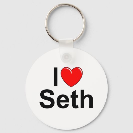 I Liebe (Herz) Seth Schlüsselanhänger (Vorderseite)