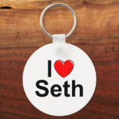I Liebe (Herz) Seth Schlüsselanhänger (Vorderseite)
