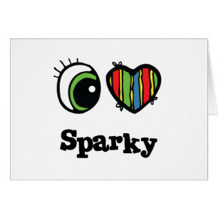 I Liebe (Herz) Sparky