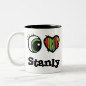 I Liebe (Herz) Stanly Zweifarbige Tasse (Links)