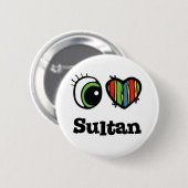 I Liebe (Herz) Sultan Button (Vorne & Hinten)