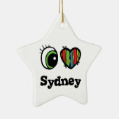 I Liebe (Herz) Sydney Keramikornament (Rechts)