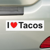 I Liebe(Herz) Tacos Autoaufkleber (Auf Auto)