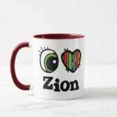 I Liebe (Herz) Tasse (Links)