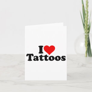 I Liebe Herz Tattoos Tats _1 Karte