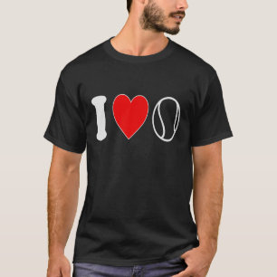 I Liebe Herz-Tennis Player Niedlich für Damen Tee 