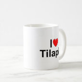 I Liebe(Herz) Tilapia Kaffeetasse (VorderseiteRechts)