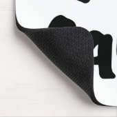 I Liebe Herz Tintenfisch Mousepad (Ecke)