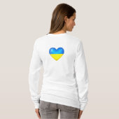 I Liebe-Herz-Ukraine-Flaggen-Shirt T-Shirt (Schwarz voll)