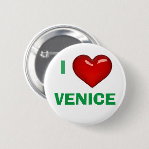 I LIEBE (HERZ) VENEDIG bearbeitet Button