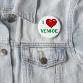 I LIEBE (HERZ) VENEDIG bearbeitet Button (Beispiel)